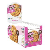 Lenny &amp; Larry&#39;S the Complete Cookie, Birthday Cake, Soft Baked, 16G Plant Protei - £29.48 GBP