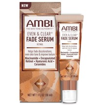 Ambi Even &amp; Clear Fade Serum Retinol Treating Serum All Skin Types 1 Fl Oz - £10.64 GBP