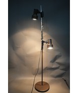 Vintage, Dutch Midcentury Design Double Light / Spotlight Metal Floor Lamp - $5,185.08 MXN