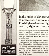 1923 Eveready Flashlights And Batteries Advertisement Ephemera 7 x 5.5&quot; - $19.99