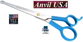 TP/ANVIL Pro Pet Grooming Straight Safety/Blunt/Ball Tip/Nose Shears Scissors - £35.23 GBP