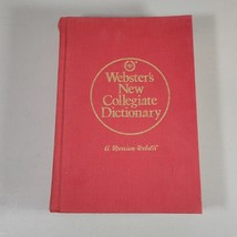 1977 Websters New Collegiate Dictionary Hardcover Book A Merriam Webster VTG - £13.24 GBP