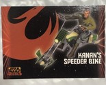 Star Wars Rebels Trading Card  #38 Kanan’s Speeder Bike - $1.77