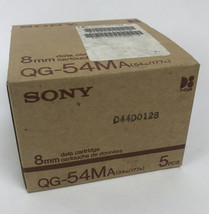 5 pack Sony 8mm Computer Grade Data Cartridges 8mm 54M QG54M A Japan - F... - $31.99