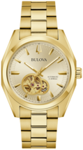 Bulova Surveyor Automatic Gold Tone Mens Watch 97A182 - £371.14 GBP