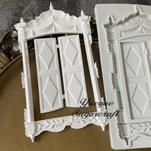 Door Silicone Epoxy Resin Plaster Mould cake mold fondant molds cake dec... - £13.06 GBP