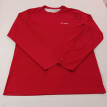 Columbia PFG Omni-Shade FM0328 Men&#39;s Red Long Sleeve Graphic T-Shirt Size Large  - £15.31 GBP