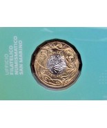 2016 SAN MARINO 5 EURO BIMETAL COIN  MINT UNC COIN CARD RARE - $46.36