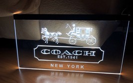 New York Coach Neon Sign Home Decor Craft Display Glowing - £20.77 GBP+