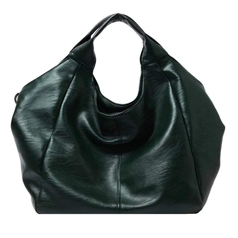 Male large shoulder bags for travel weekend shopping feminine bolsas soft leather white thumb200