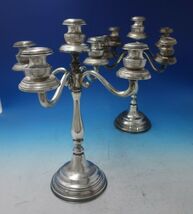 Italian Sterling Silver Candelabra Pair 5-Light #3287 c.1920 59.6 ozt. (... - €2.610,66 EUR