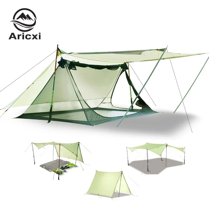 Aricxi 20D Nylon 2 Person Tent Double Side Silicon Coated Ultra light Beach - £87.72 GBP+