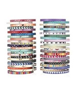 Washi Tape For Crafts Bulk Lot Thin 3mm Assorted Mix 48 Rolls - $282.06 MXN