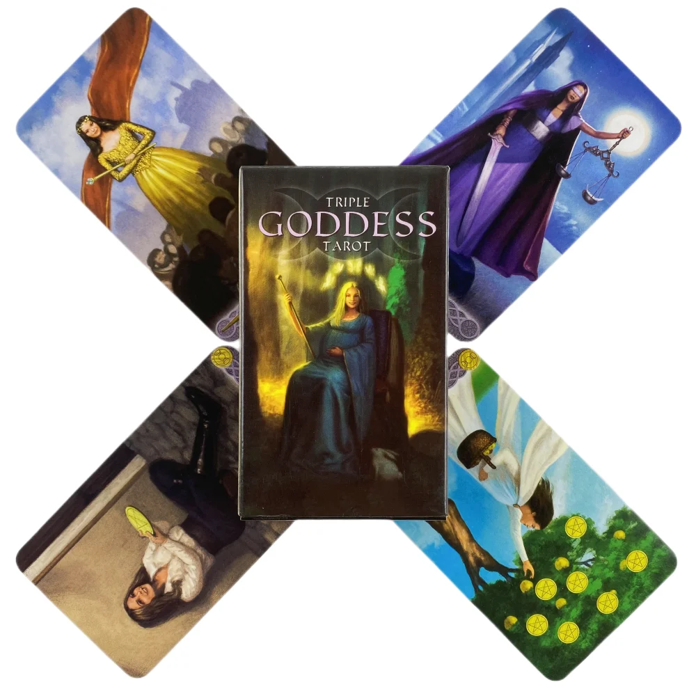 Triple Goddess Tarot Cards A 79 Rider Deck Oracle English Visions Divination Edi - £83.19 GBP