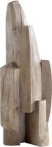 Sculpture CYAN DESIGN Abstract Tranquility Large Weathered Gray Wood Carv - £630.54 GBP