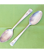 2 Teaspoons  Gailstyn Silverplate Rosebud Pattern 6 1/8&quot; Heel Wear Flora... - $6.92