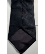 Barrington Mens Tie Necktie Silk Classic Black Geometric Shapes - $10.50