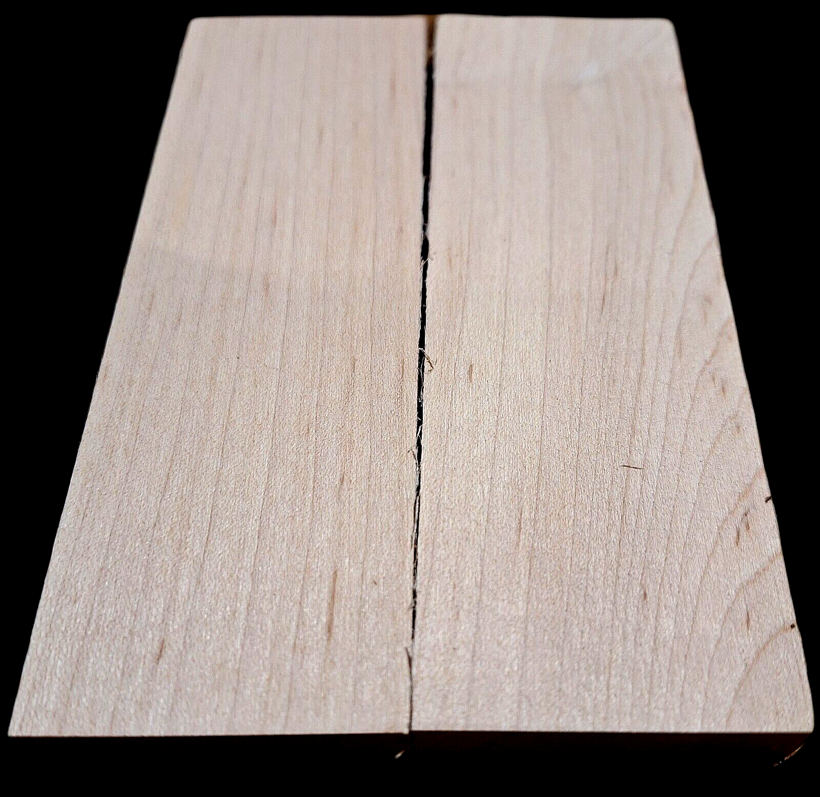 TWO SANDED MAPLE KNIFE SCALES PISTOL GRIPS WOOD LUMBER - $12.82