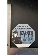 JANET JACKSON - VINTAGE ORIGINAL TOUR CONCERT CLOTH BACKSTAGE PASS **LAS... - $15.00
