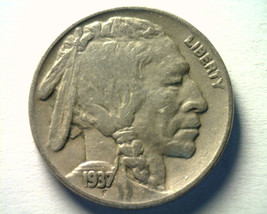1937-D Buffalo Nickel Extra Fine+ Xf+ Extremely Fine+ Ef+ Nice Original Coin - £4.80 GBP