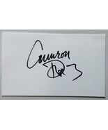 Cameron Diaz Signed Autographed 3x5 Index Card - $917.20 MXN