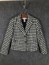 Sag Harbor Jacket/Blasier Womens Size 4 Petite Long Sleeve Multi Color Button - £13.04 GBP