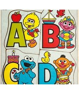 1985 Playskool Sesame Street Puzzle Vintage Frame Tray Letters 313-01 4 ... - $44.45 CAD