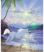 New 8 x 10 Unframed Wall Art Print &amp; Decor Horses on Beach &quot;Freedom&quot; Poster - €5,18 EUR