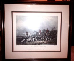 THE OLD BERKSHIRE HUNT Print by Philip Thomas of painting by John Goode ... - $371.25