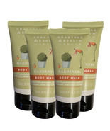 4 TRAVEL Crabtree &amp; Evelyn Gardeners Body Wash 1.6 fl oz 50 ml New - $19.79