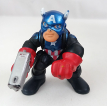 Marvel Super Hero Squad Captain America 2&quot; Action Figure - $5.93