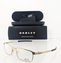 Brand New Authentic Oakley Eyeglasses 3184 - 1252 Satin Light Gold Tincup Frame - $141.07