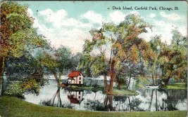 Chicago Illinois Duck Island Garfield Park 1909 to East Berlin PA Postcard T18 - £5.55 GBP