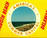 Americas Summer Capital Rehoboth Beach Delaware DE UNP Chrome Postcard A8 - $2.92