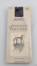 VTG FREDERICKS OF HOLLYWOOD..BLACK..NYLON..SUSPENDER PANTYHOSE..PLUS - $278.56 MXN