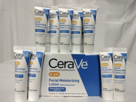 CeraVe Facial Moisturizing Lotion AM with SPF 30 Sunscreen: 15 Pack 2.55... - $10.99