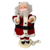 Rennoc Santas Best Animated Santa Claus With Candle Vtg No Music Animation VIDEO - £33.62 GBP