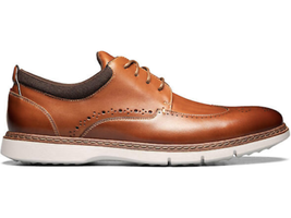 Stacy Adams Synergy Wingtip Oxford Men's Shoes Cognac Leather 25418-221 image 6