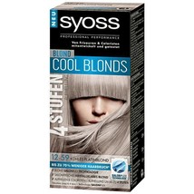 Syoss Cool Blonds Hair Dye: 12-59 Platinum -1 Box -Made In Germany-FREE Shipping - £11.83 GBP