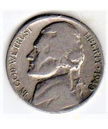 Jefferson Nickel coin 1940 - Circulated - $4.75 CAD