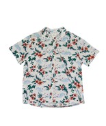 Bixby Nomad Mens Odyssey Hawaiian Button Up Shirt Off-White Tropical Flo... - $19.00