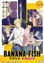 DVD Anime Banana Fish (Volume.1-24 End) English Subtitle &amp; All Region - £55.39 GBP