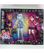 New! Monster High Day Out Fashion Doll 3 Pack Clawdeen Frankie Stein Dra... - $54.99
