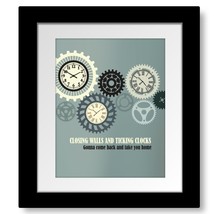 Clocks by Coldplay Song Lyric Rock Music Art Print Modern Abstract Poste... - $353.08 MXN+