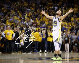 Stephen &quot;Steph&quot; Curry Signed 8x10 Glossy Photo Autographed RP Signature Photogra - £13.36 GBP