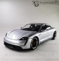 ArrowModelBuild Porsche Taycan Turbo S Mission E (Metallic Grey) Built &amp; Painted - £86.19 GBP