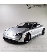 ArrowModelBuild Porsche Taycan Turbo S Mission E (Metallic Grey) Built &amp;... - £82.86 GBP