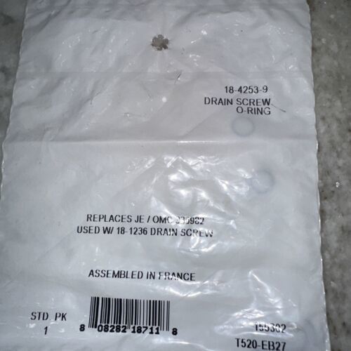 Sierra 18-4253-9 Drain Screw O-Ring- Replaces JE/OMC 336982 - $14.73