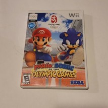 Mario And Sonic At The Olympic Games Beijing 2008 Nintendo Wii With Case - $12.86