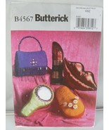Butterick 4567 Girls Accessory Themed Pillows Pattern Lipstick Purse Sho... - $8.81 CAD